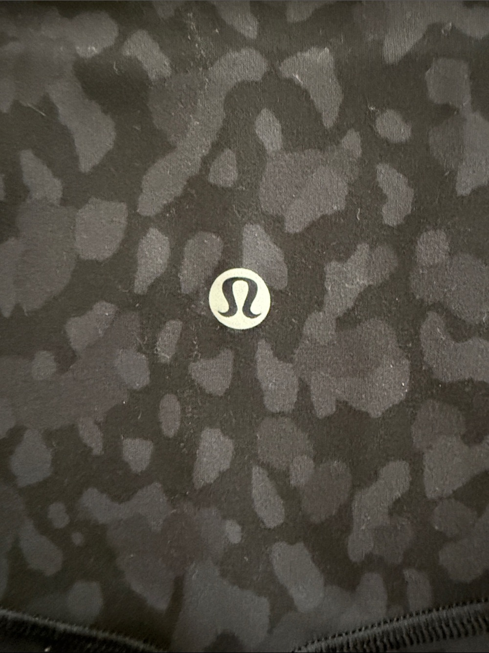 lululemon athletica Align High Rise Black Charcoal Leopard Print Leggings Sz 6 - Picture 10 of 10